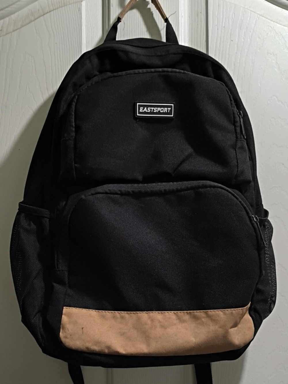 Eastsport Men's Black Backpack with Tan Accent